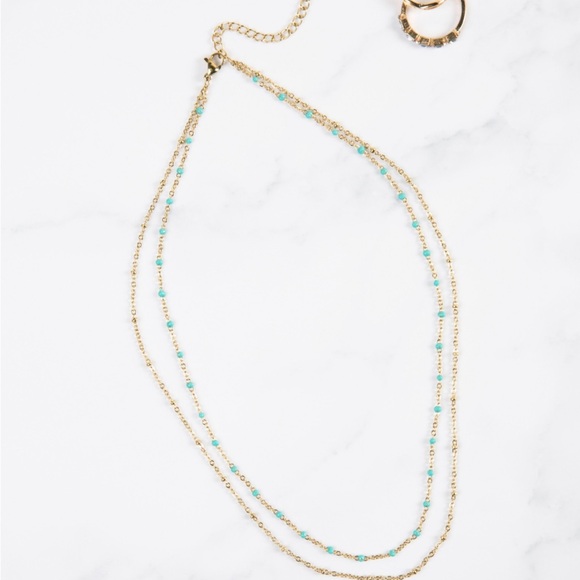 NWT Little Sky Stone Azure Necklace - Picture 3 of 6